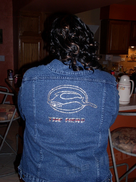 P1010019.JPG - The HERD Denim Jacket by Bobby Tressel and Kathy Marsico.Special gift for Yolanda