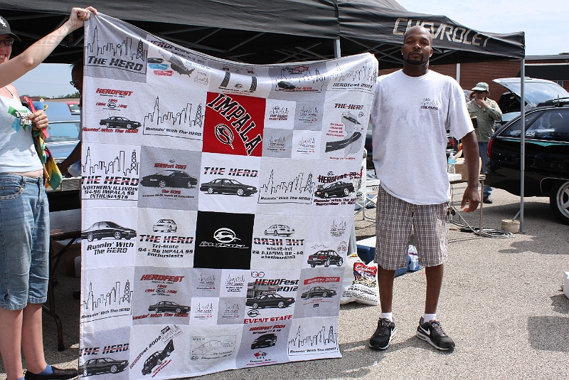 IMG_5197.JPG - The covetted HERDFest TShirt Quilt.